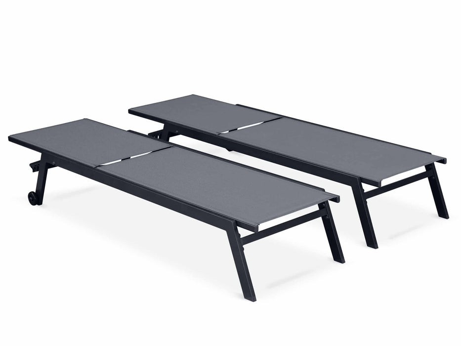 Sirocco (Set of 2) Sunloungers