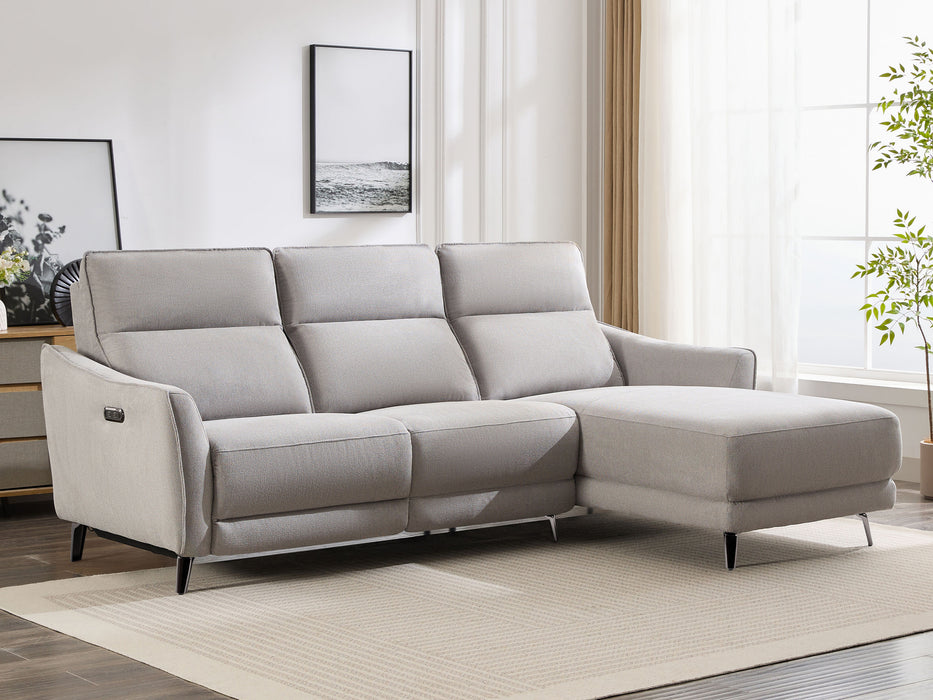 Monza 3 Seater Fabric Electric Chaise