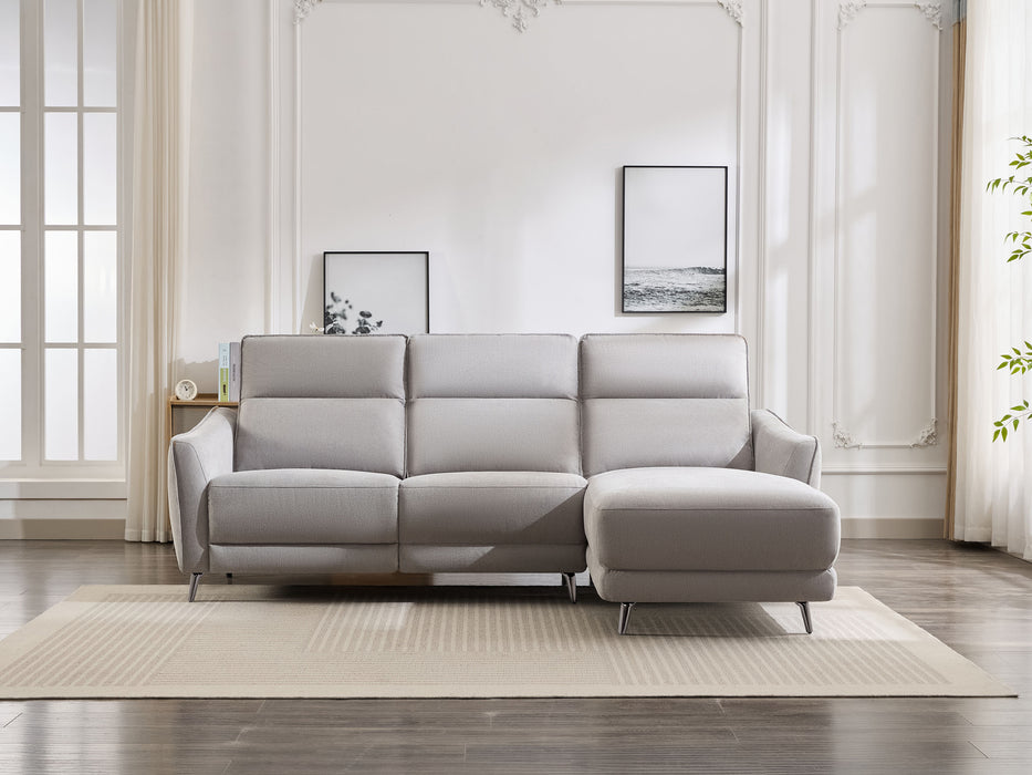 Monza 3 Seater Fabric Electric Chaise