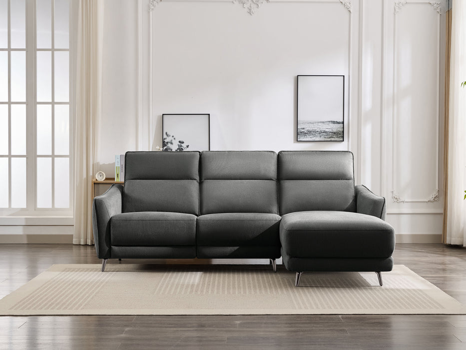 Monza 3 Seater Fabric Electric Chaise