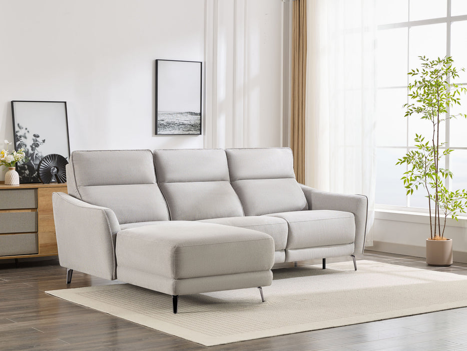 Monza 3 Seater Fabric Electric Chaise