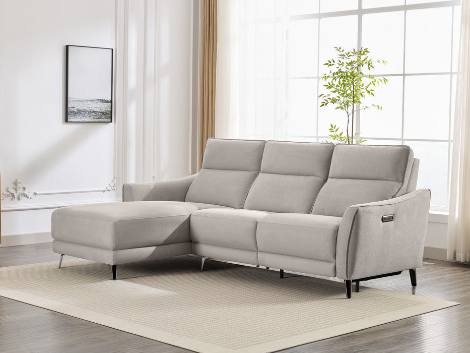 Monza 3 Seater Fabric Electric Chaise