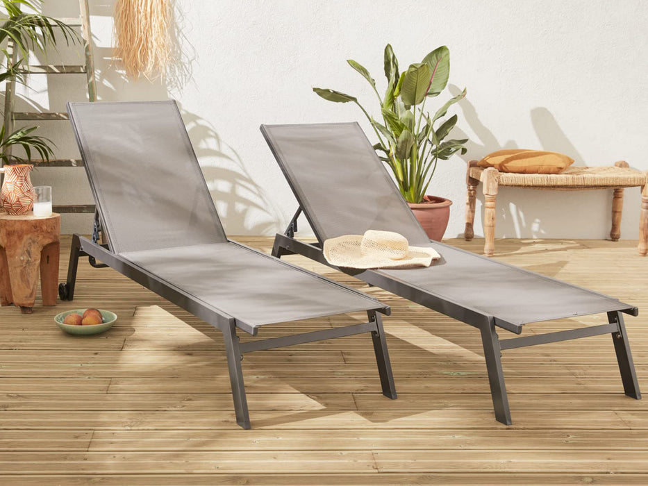 Sirocco (Set of 2) Sunloungers