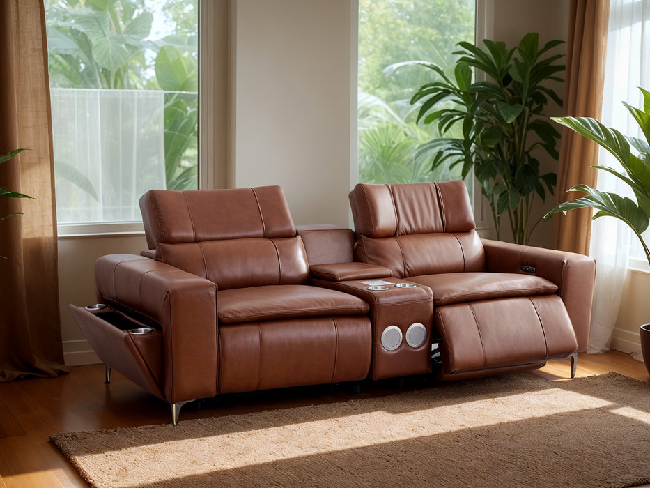 Marano Leather Electric Home Theatre Lounge