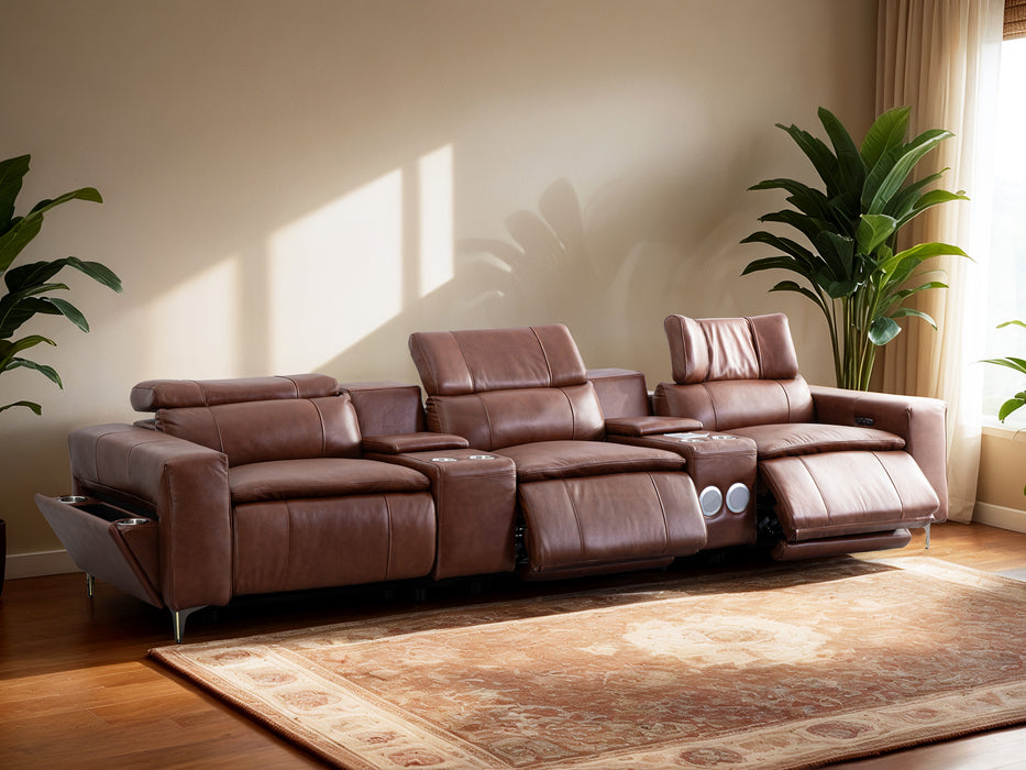 Marano Leather Electric Home Theatre Lounge