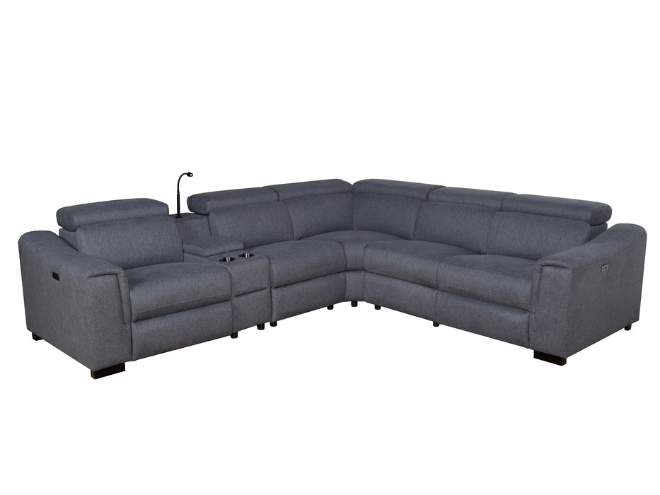 Cologne 5 Seater Fabric Electric Modular