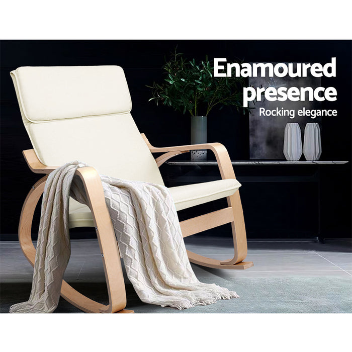 Aero Rocking Armchair Nursing Bentwood