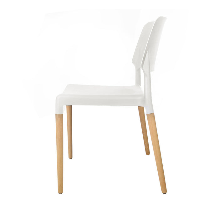 Emma Plastic Dining Chairs (Set of 4)