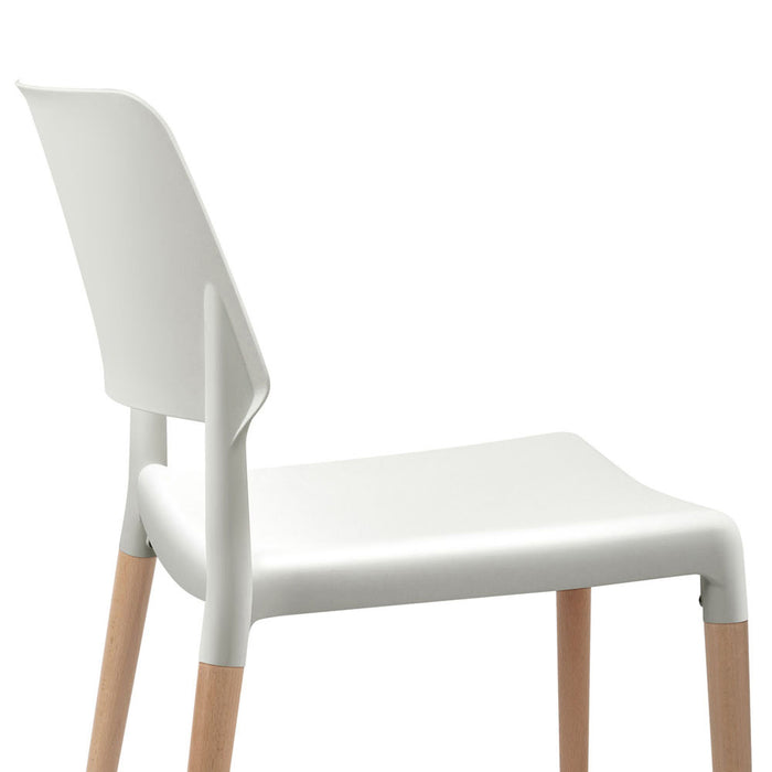 Emma Plastic Dining Chairs (Set of 4)