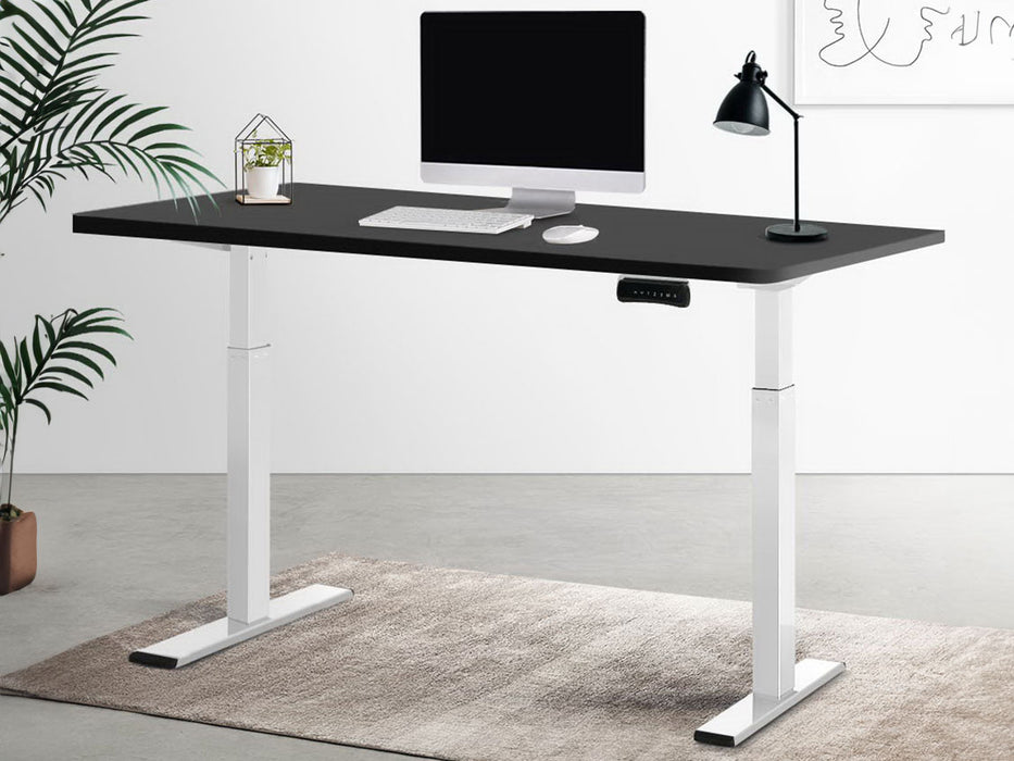 VersaRise Height Adjustable Electric Sit & Stand Frame + Desktop