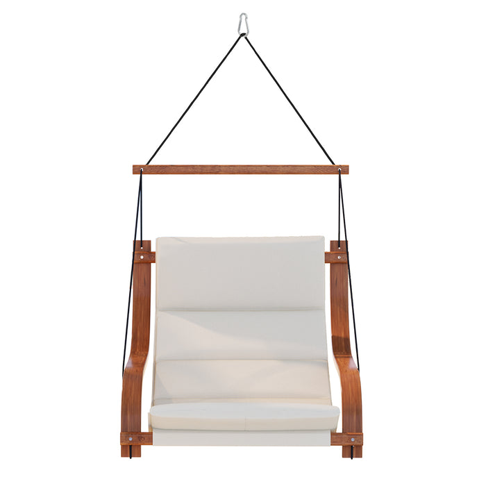 Hammock Chair Wooden Hanging Indoor Outdoor Lounge Patio