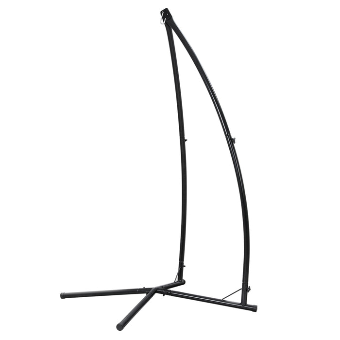 Hammock Chair Steel Stand Outdoor Furniture Heavy Duty Black