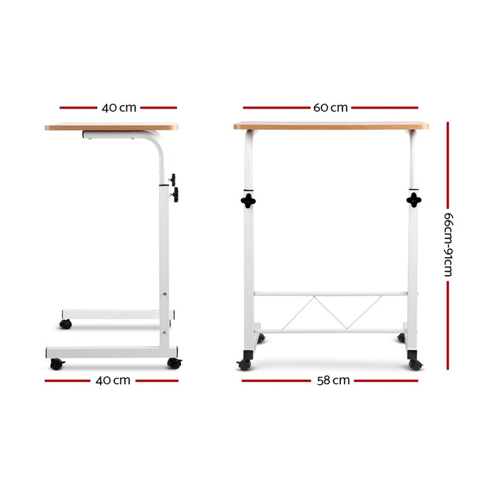 Stellar Laptop Desk Table - Light Wood