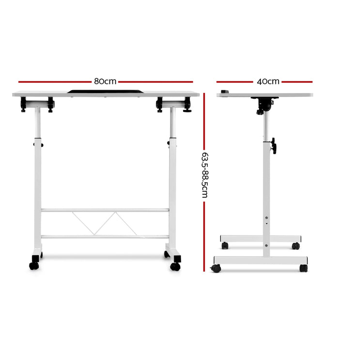 Zephyr Laptop Desk Table - White