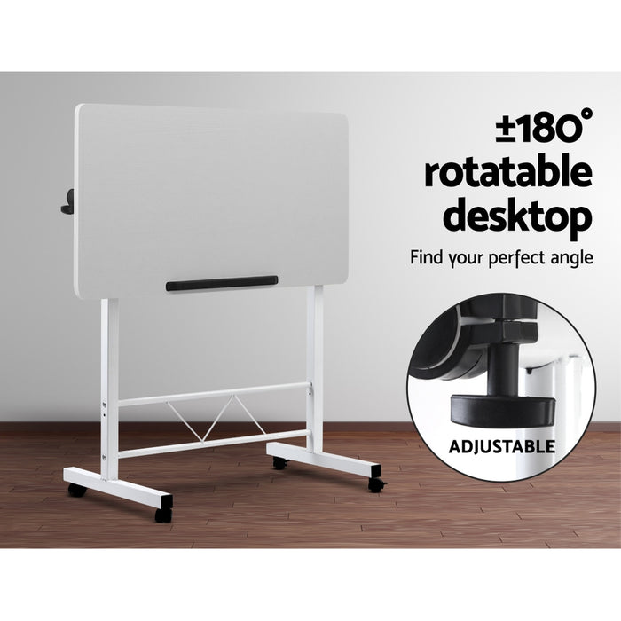 Zephyr Laptop Desk Table - White