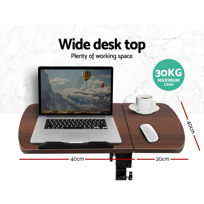 Lumina Laptop Desk Table - Walnut