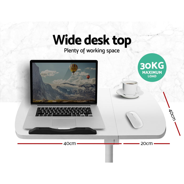 Lumina Laptop Desk Table - White