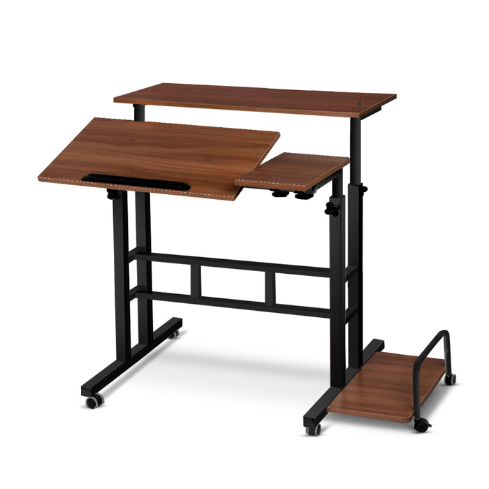 Chroma Laptop Desk Table - Dark Wood