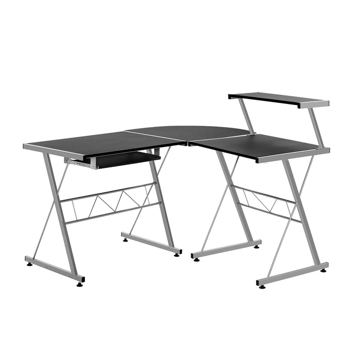 Horizon Computer Desk L-Shape - Black