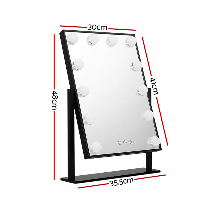 Makeup Mirror Hollywood with Light Round 360� Rotation Tabletop 12