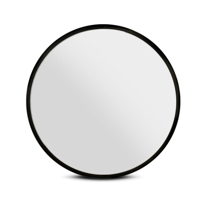 Wall Mirror Makeup 80cm Home Decor Framed Mirrors Bathroom Round Black