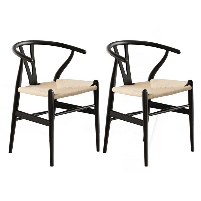 Hans Wegner Wishbone Replica Dining Chairs (Set of 2)
