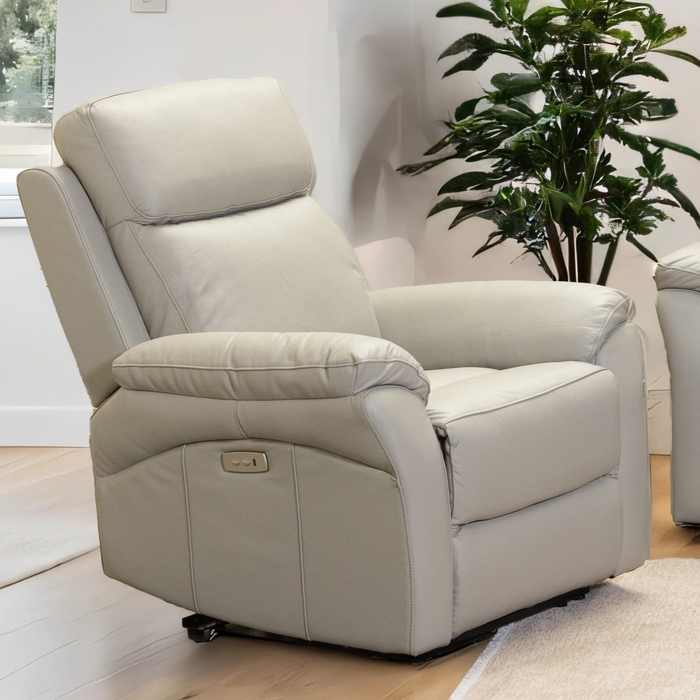 Malta Electric Leather Recliner Lounge