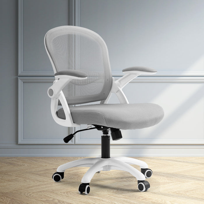 Denver Mesh Office Chair Mid Back Grey