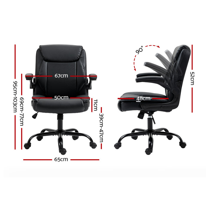 Washington Executive Office Chair Mid Back Black