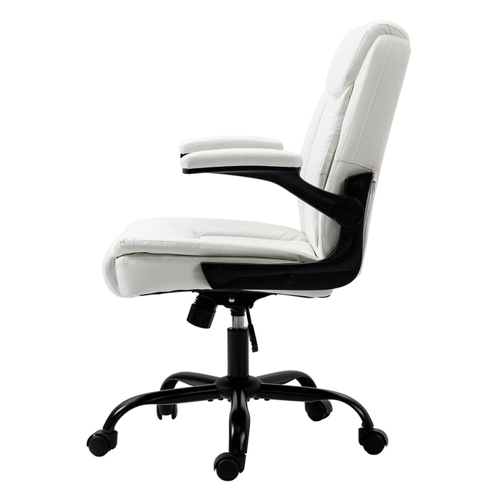 Washington Executive Office Chair Mid Back White