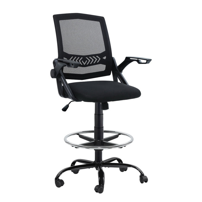 Memphis Office Chair Drafting Stool Mesh Chairs Black