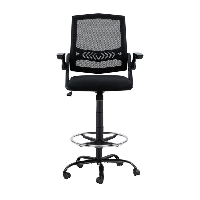 Memphis Office Chair Drafting Stool Mesh Chairs Black