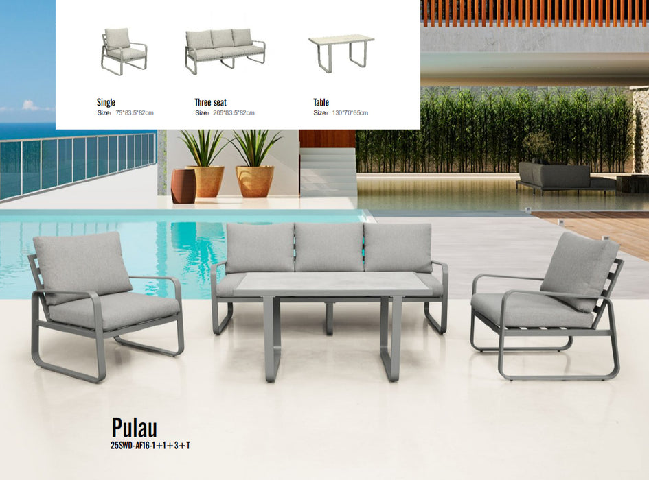 Pulau 4 Piece Outdoor Lounge Set