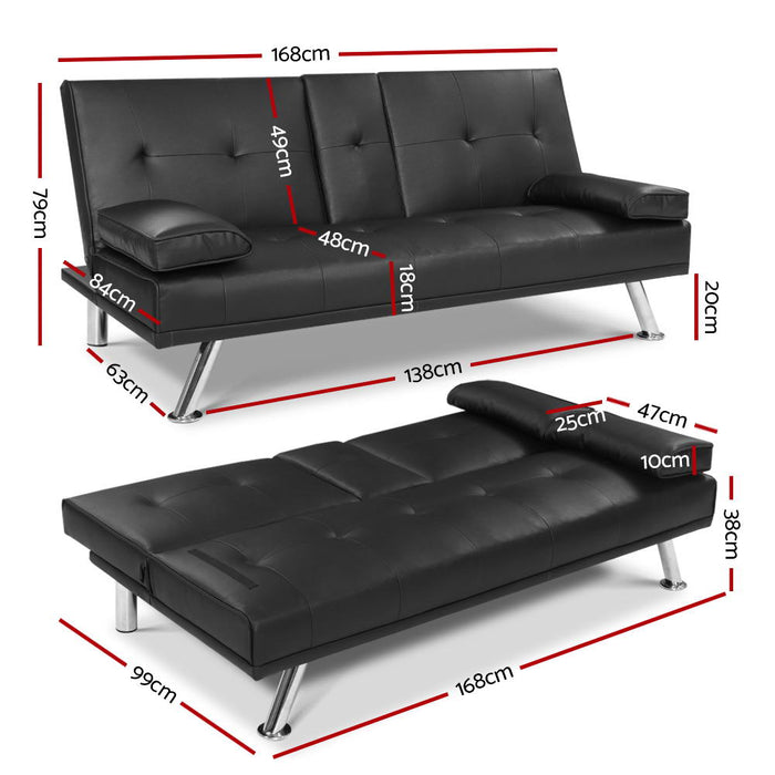 Markle PU Sofa Bed