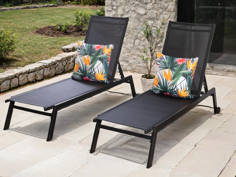 Sunloungers (Set of 2)