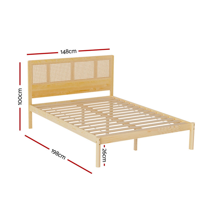 Rita Rattan Bed