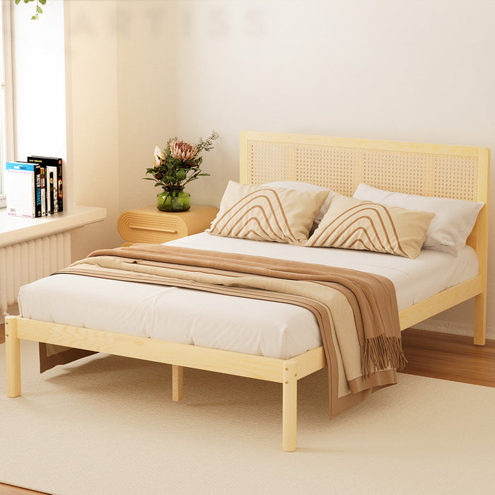 Rita Rattan Bed