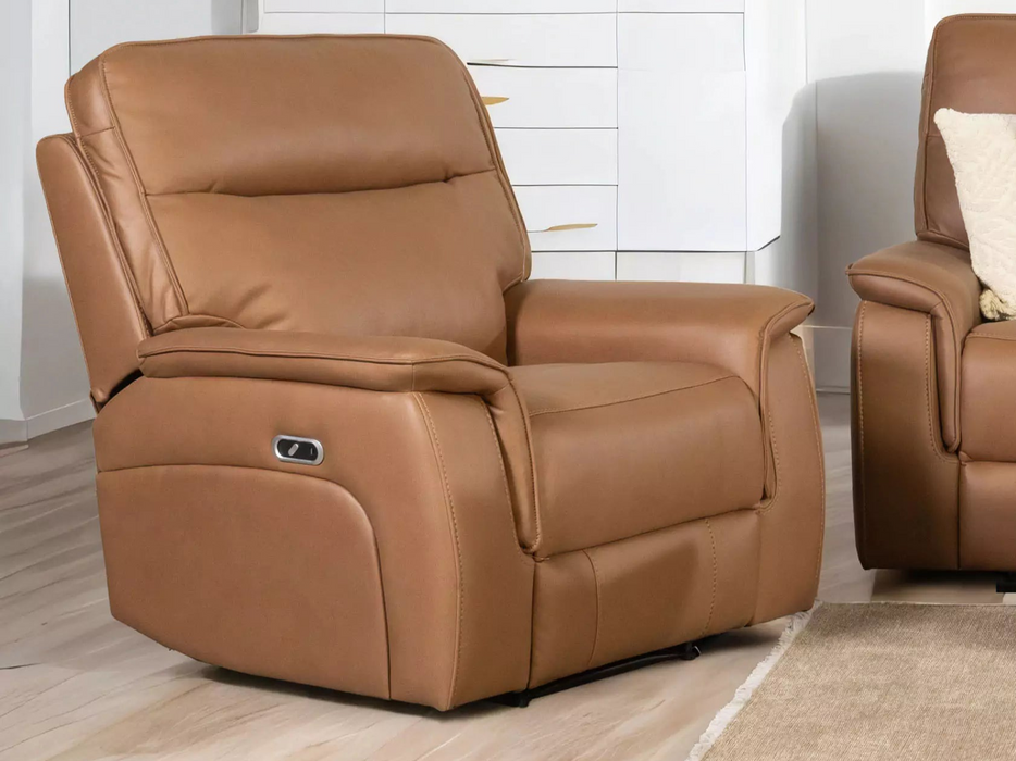 Madrid Electric Fabric Recliner Lounge