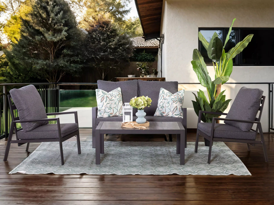 Mesa 4 Piece Outdoor Lounge Set