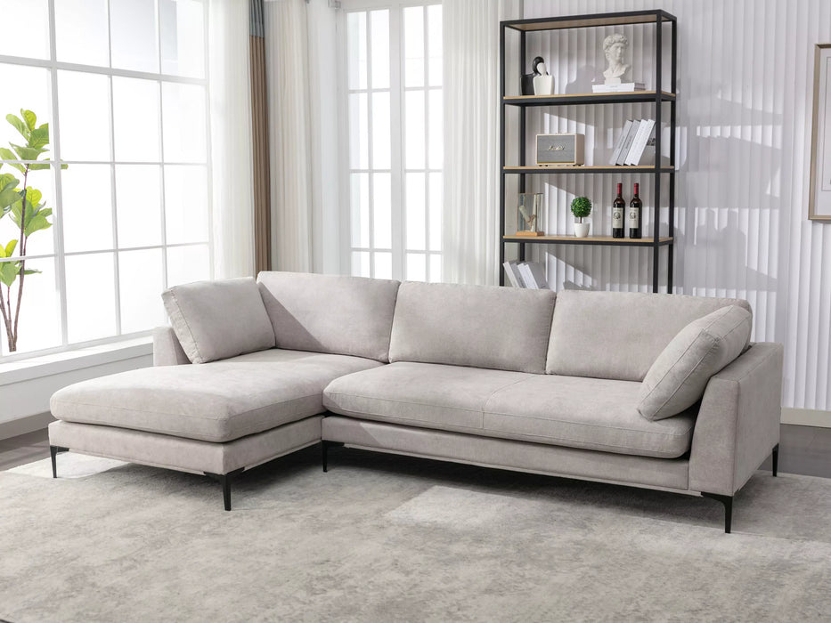 Bonnie 3 Seater Fabric Chaise — Furniture Bazaar