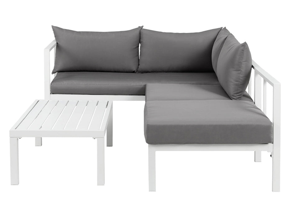 Syros 4 Seater Aluminium Outdoor Set