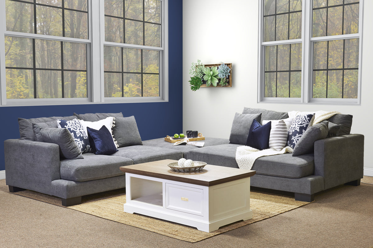 Manhatten fabric modular lounge suite online