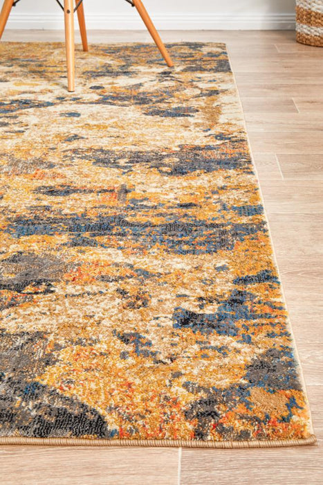 Dreamscape Tribute Modern Rust Rug