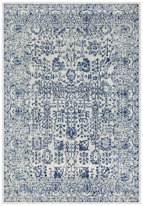 Evoke Frost Blue Transitional Rug