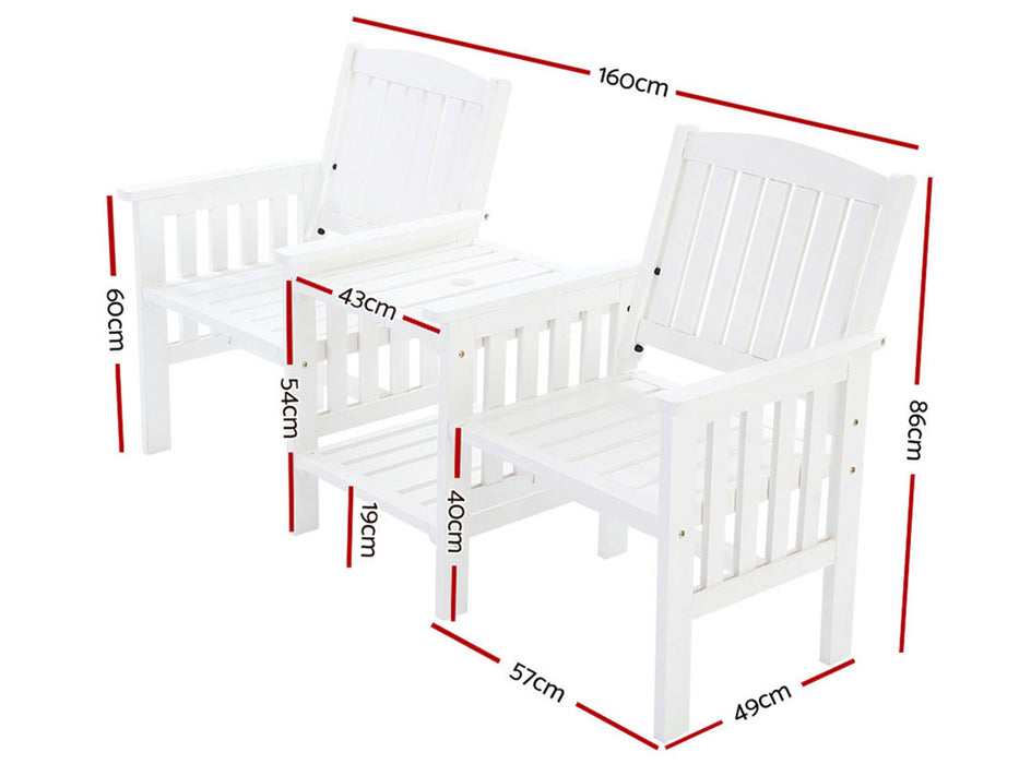 Rawson Loveseat Outdoor Set