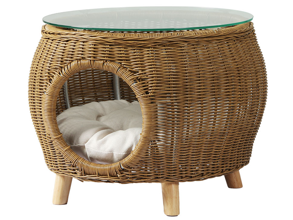 Anastasius Coffee Table + Pet Bed