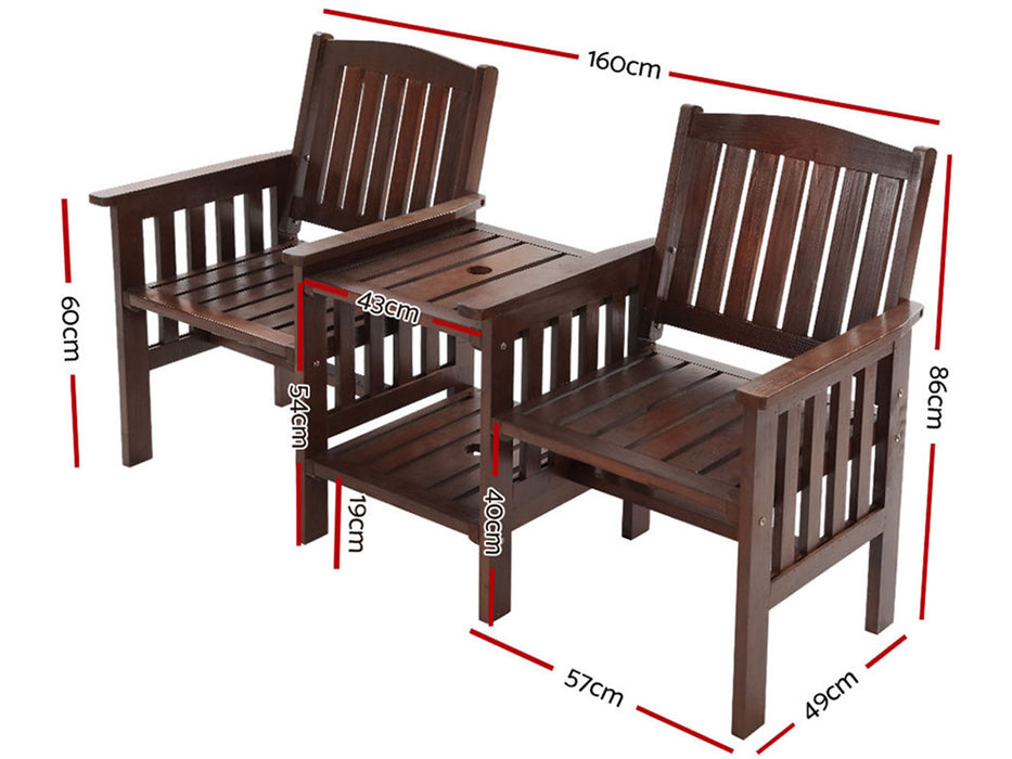 Rawson Loveseat Outdoor Set