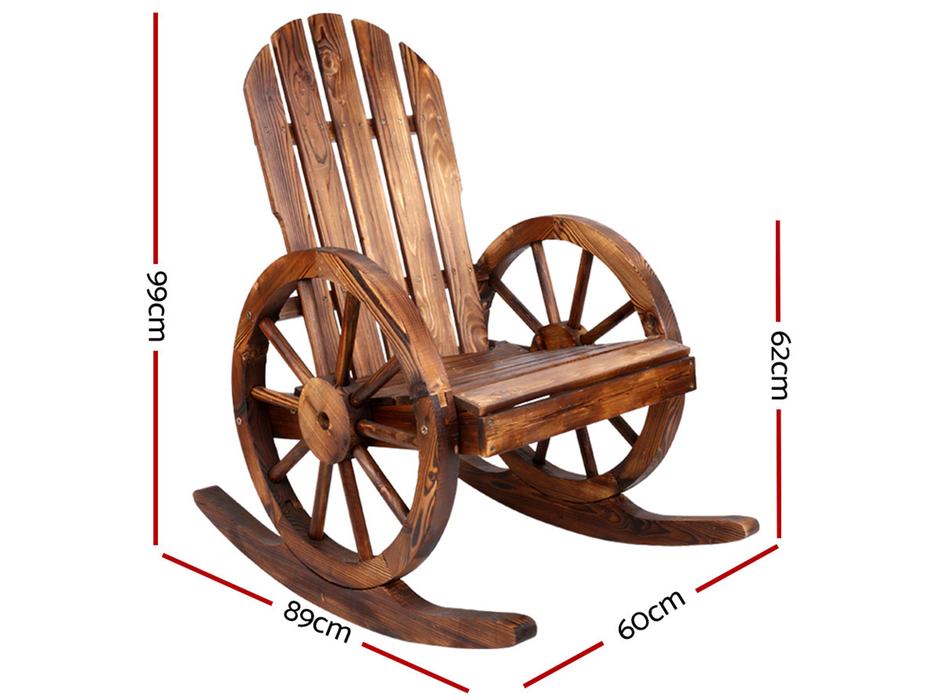 Rawson Wagon Wheel Outdoor Chair