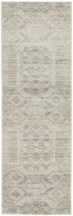 Mirage Zelda Silver Grey Runner Rug