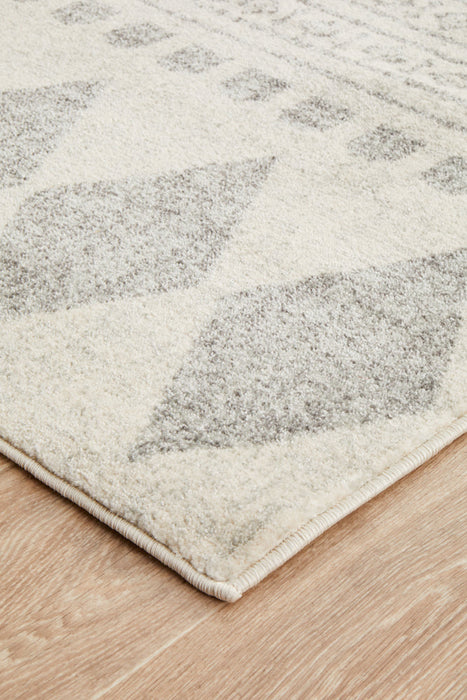 Mirage Adani  Modern Tribal Design Grey Runner Rug